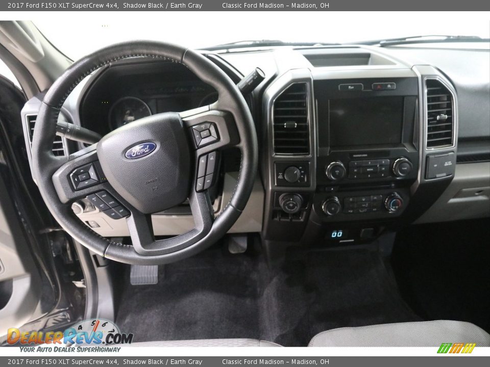 2017 Ford F150 XLT SuperCrew 4x4 Shadow Black / Earth Gray Photo #6