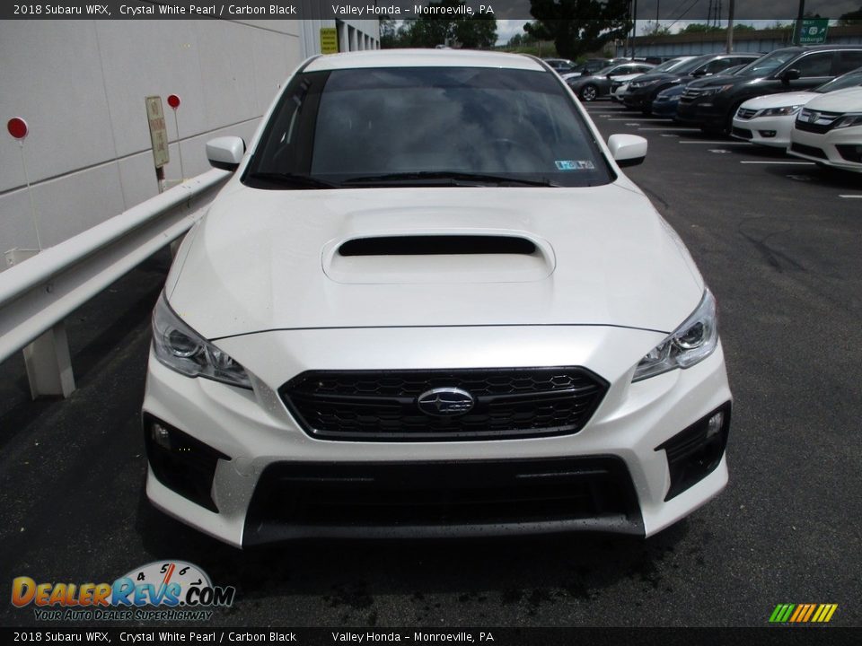 2018 Subaru WRX Crystal White Pearl / Carbon Black Photo #9