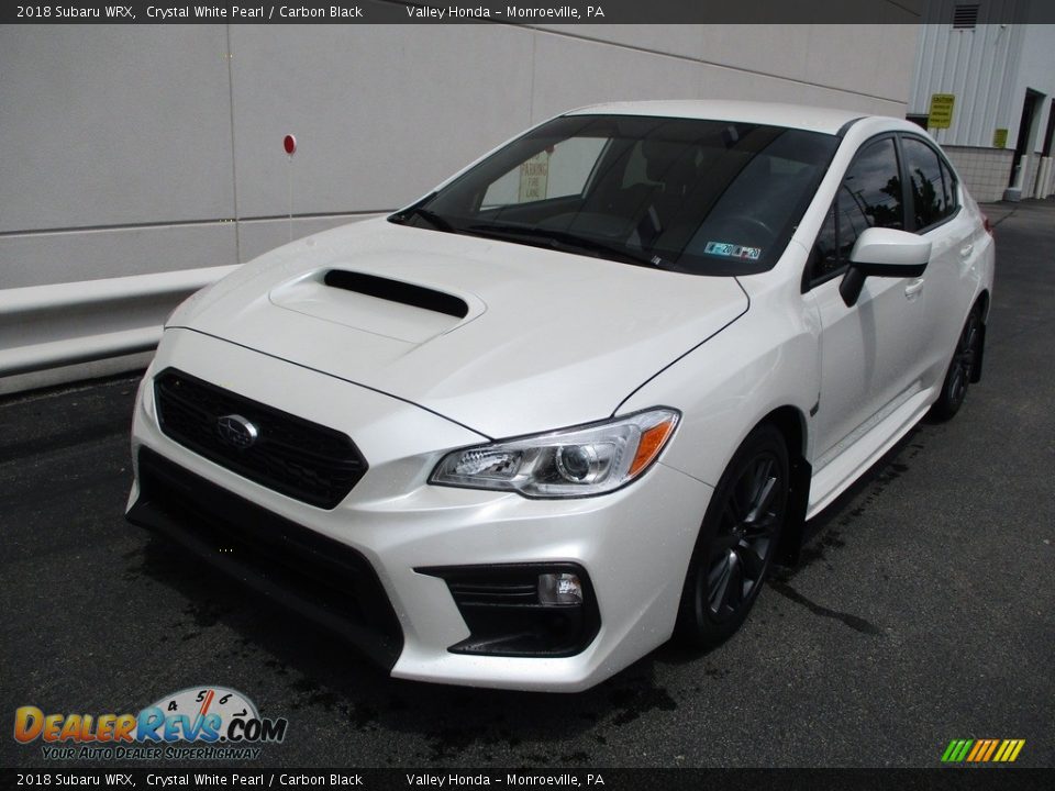 2018 Subaru WRX Crystal White Pearl / Carbon Black Photo #10