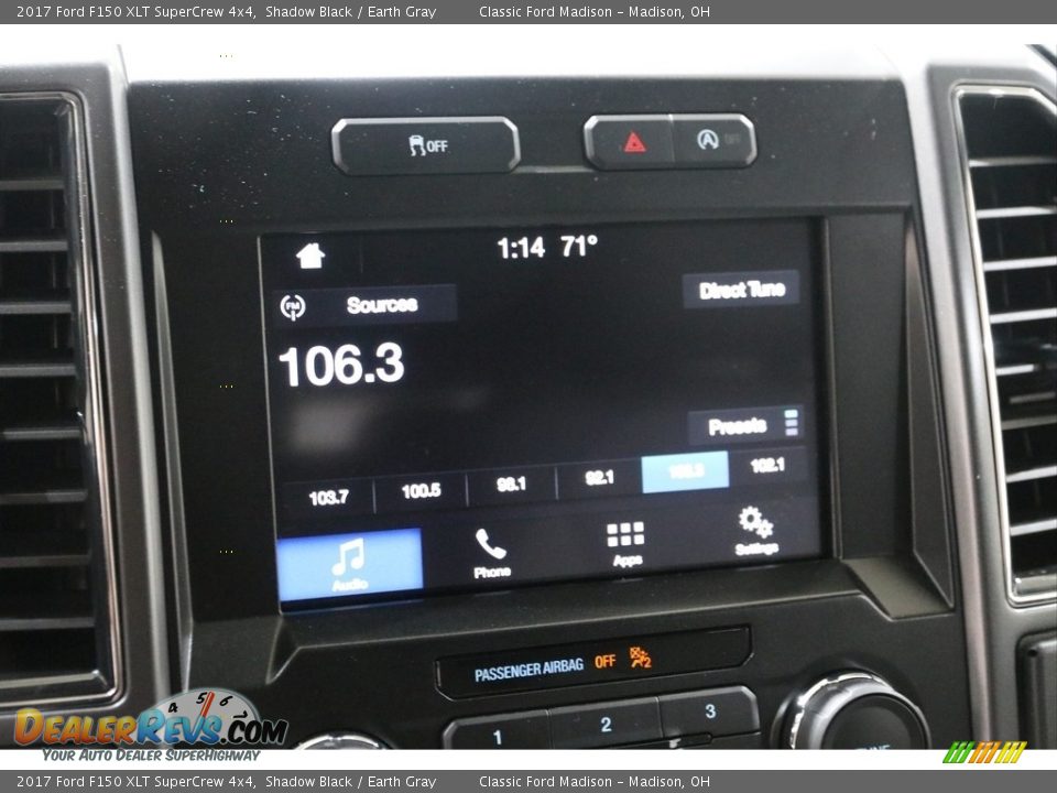 2017 Ford F150 XLT SuperCrew 4x4 Shadow Black / Earth Gray Photo #10