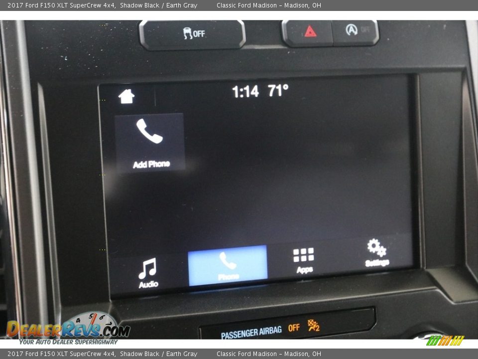 2017 Ford F150 XLT SuperCrew 4x4 Shadow Black / Earth Gray Photo #11