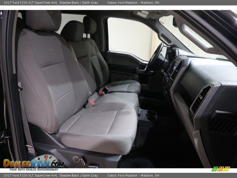 2017 Ford F150 XLT SuperCrew 4x4 Shadow Black / Earth Gray Photo #15