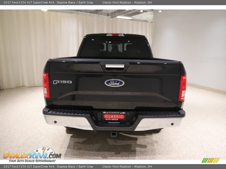 2017 Ford F150 XLT SuperCrew 4x4 Shadow Black / Earth Gray Photo #18