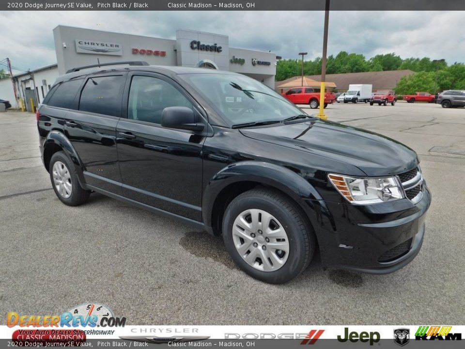 2020 Dodge Journey SE Value Pitch Black / Black Photo #1