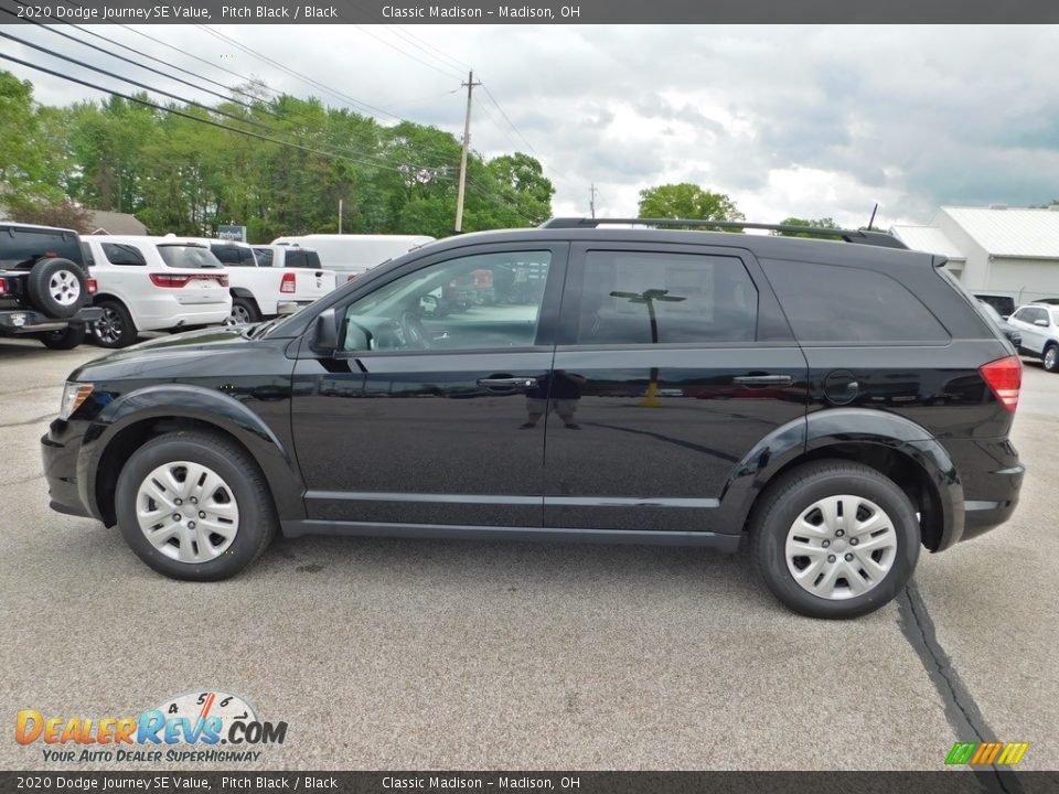 2020 Dodge Journey SE Value Pitch Black / Black Photo #6
