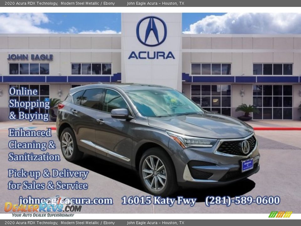 2020 Acura RDX Technology Modern Steel Metallic / Ebony Photo #1