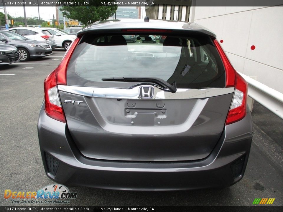 2017 Honda Fit EX Modern Steel Metallic / Black Photo #4