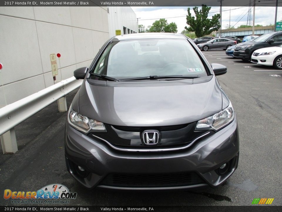 2017 Honda Fit EX Modern Steel Metallic / Black Photo #8