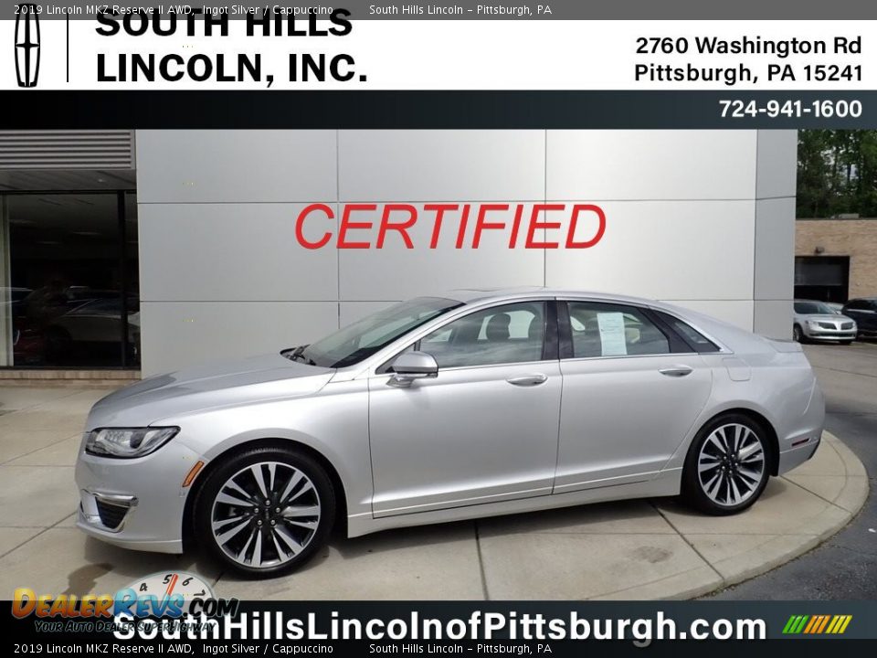 2019 Lincoln MKZ Reserve II AWD Ingot Silver / Cappuccino Photo #1