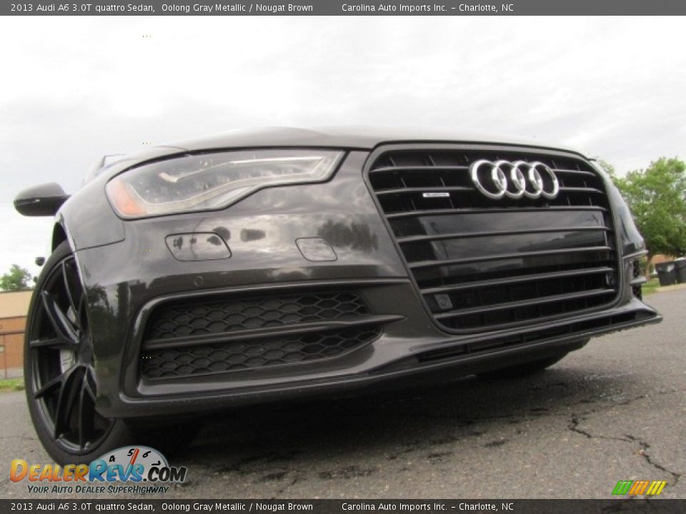 2013 Audi A6 3.0T quattro Sedan Oolong Gray Metallic / Nougat Brown Photo #2