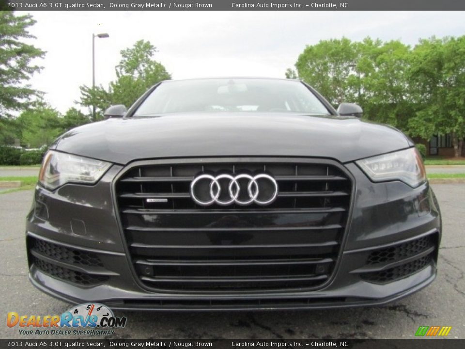 2013 Audi A6 3.0T quattro Sedan Oolong Gray Metallic / Nougat Brown Photo #4