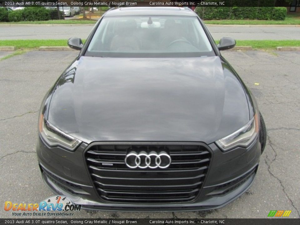 2013 Audi A6 3.0T quattro Sedan Oolong Gray Metallic / Nougat Brown Photo #5