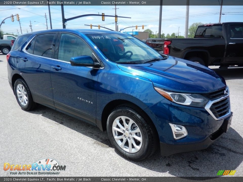 2020 Chevrolet Equinox LT Pacific Blue Metallic / Jet Black Photo #3