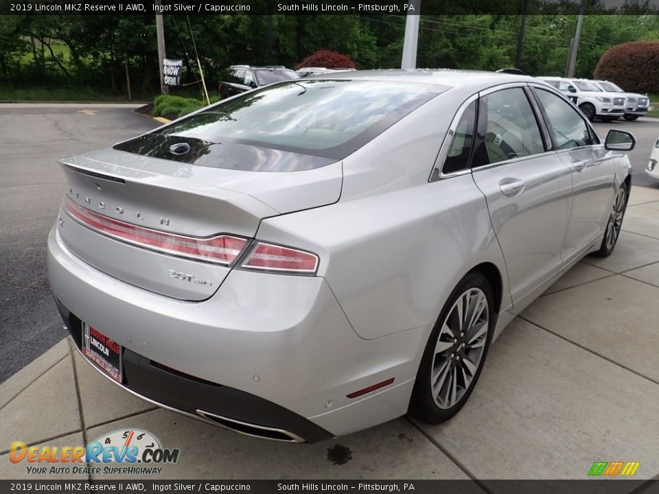 2019 Lincoln MKZ Reserve II AWD Ingot Silver / Cappuccino Photo #6