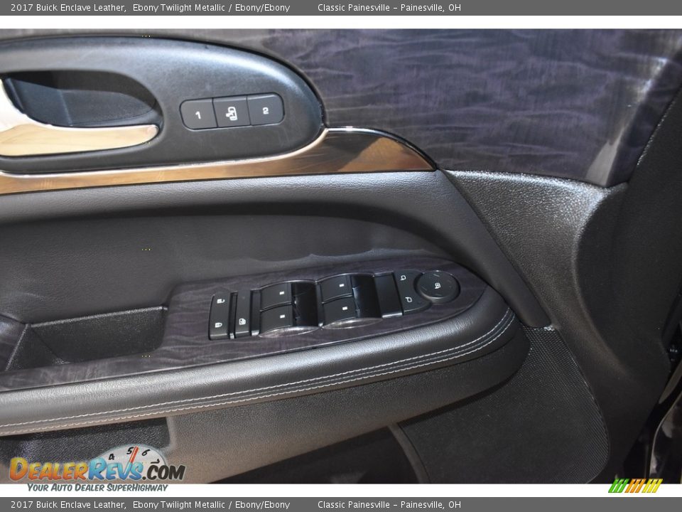 2017 Buick Enclave Leather Ebony Twilight Metallic / Ebony/Ebony Photo #11