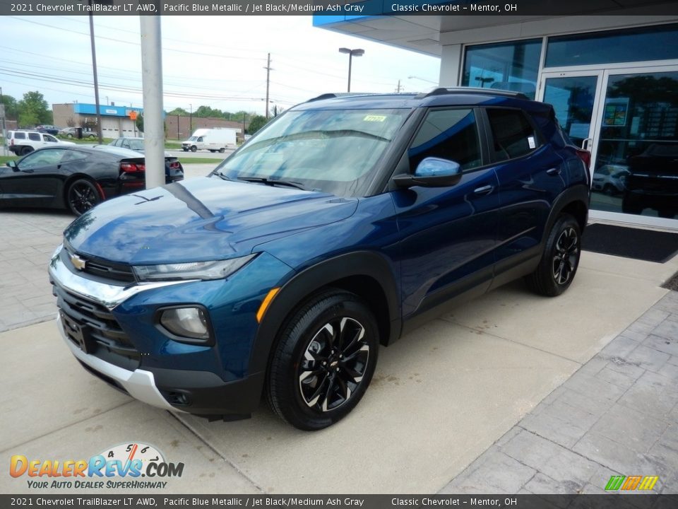 2021 Chevrolet TrailBlazer LT AWD Pacific Blue Metallic / Jet Black/Medium Ash Gray Photo #1