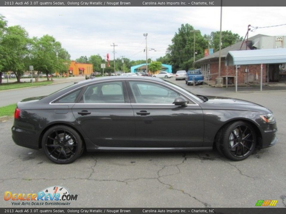 2013 Audi A6 3.0T quattro Sedan Oolong Gray Metallic / Nougat Brown Photo #11