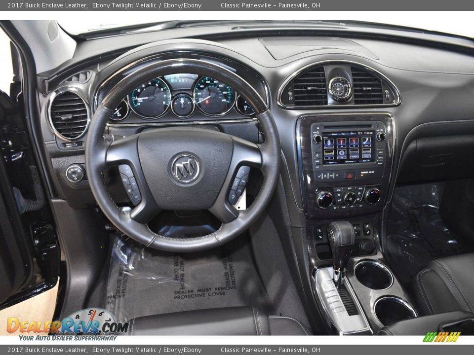 2017 Buick Enclave Leather Ebony Twilight Metallic / Ebony/Ebony Photo #13