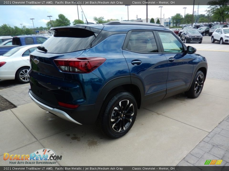 2021 Chevrolet TrailBlazer LT AWD Pacific Blue Metallic / Jet Black/Medium Ash Gray Photo #4