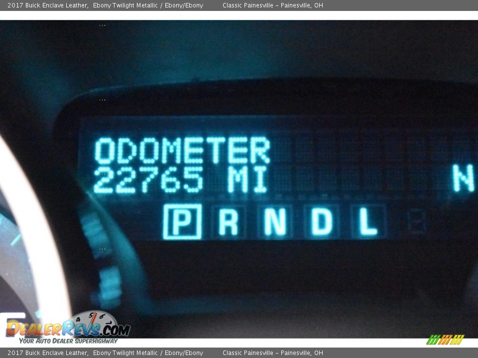 2017 Buick Enclave Leather Ebony Twilight Metallic / Ebony/Ebony Photo #16