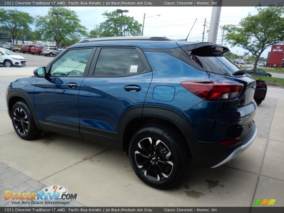 Pacific Blue Metallic 2021 Chevrolet TrailBlazer LT AWD Photo #5