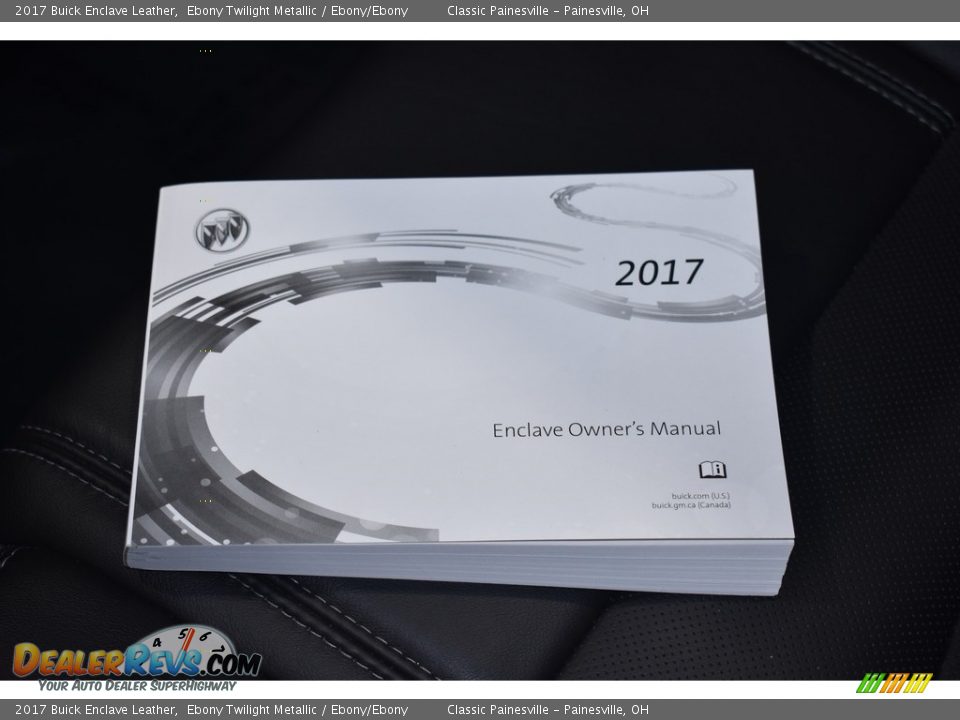 2017 Buick Enclave Leather Ebony Twilight Metallic / Ebony/Ebony Photo #17