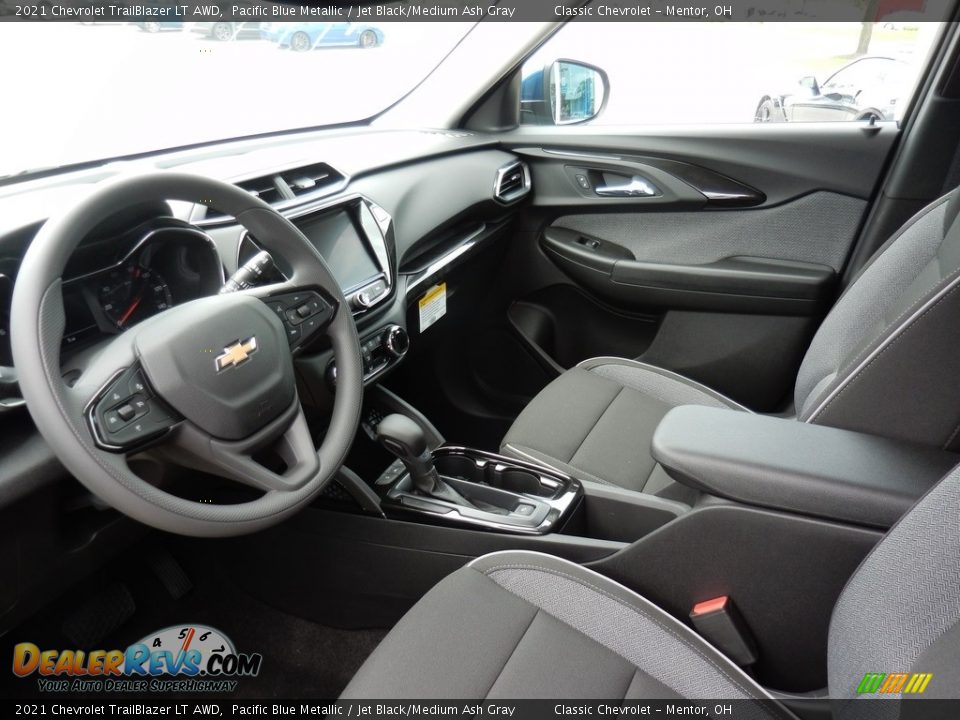 2021 Chevrolet TrailBlazer LT AWD Pacific Blue Metallic / Jet Black/Medium Ash Gray Photo #6