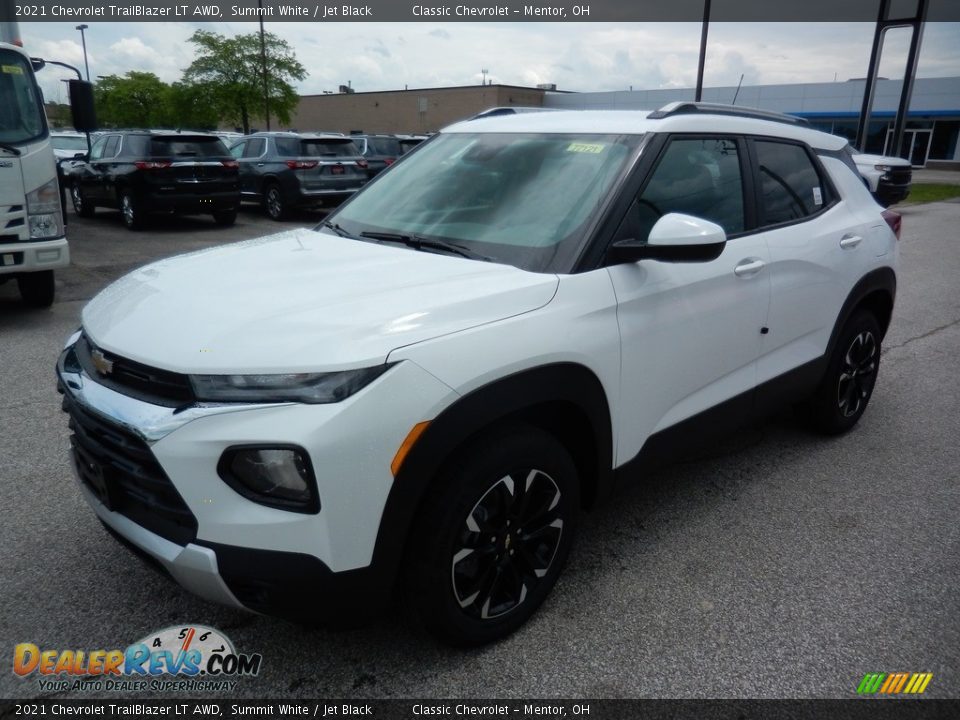 Summit White 2021 Chevrolet TrailBlazer LT AWD Photo #1
