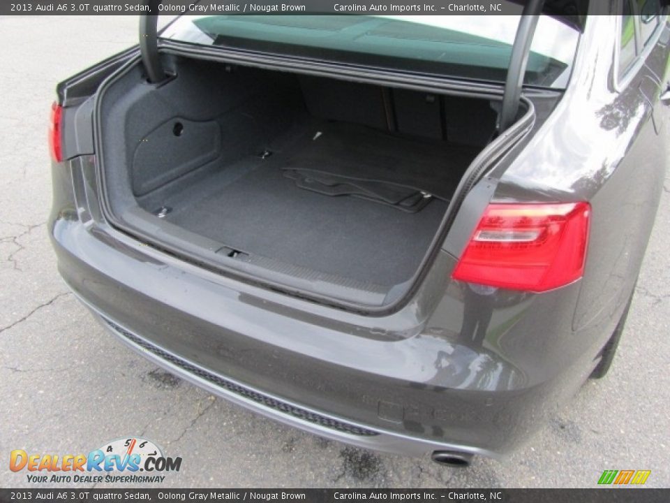 2013 Audi A6 3.0T quattro Sedan Oolong Gray Metallic / Nougat Brown Photo #21
