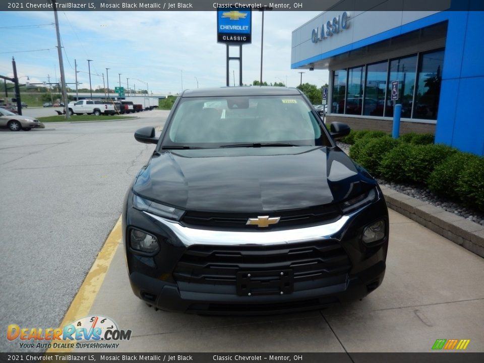 2021 Chevrolet TrailBlazer LS Mosaic Black Metallic / Jet Black Photo #2