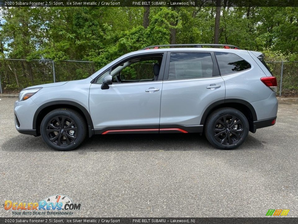 2020 Subaru Forester 2.5i Sport Ice Silver Metallic / Gray Sport Photo #4