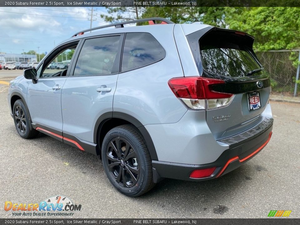 2020 Subaru Forester 2.5i Sport Ice Silver Metallic / Gray Sport Photo #5