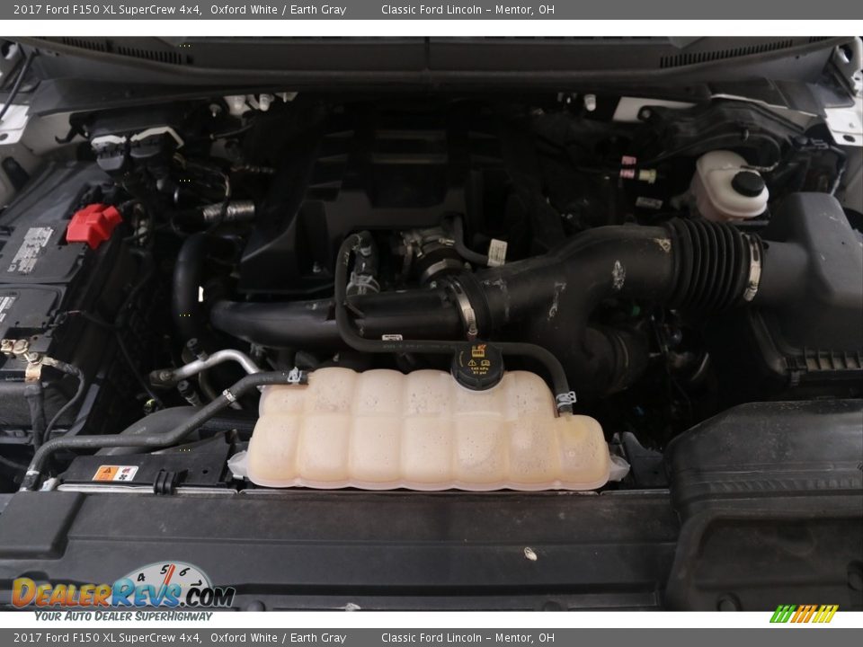 2017 Ford F150 XL SuperCrew 4x4 Oxford White / Earth Gray Photo #18