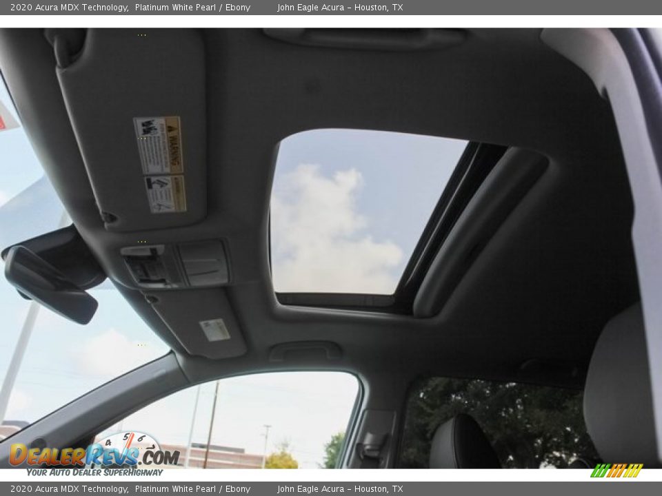 2020 Acura MDX Technology Platinum White Pearl / Ebony Photo #16
