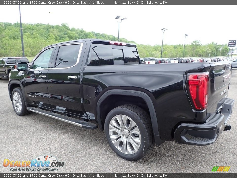 2020 GMC Sierra 1500 Denali Crew Cab 4WD Onyx Black / Jet Black Photo #7