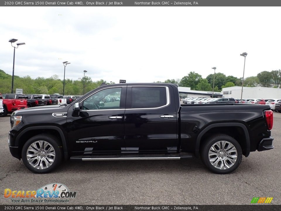 2020 GMC Sierra 1500 Denali Crew Cab 4WD Onyx Black / Jet Black Photo #8