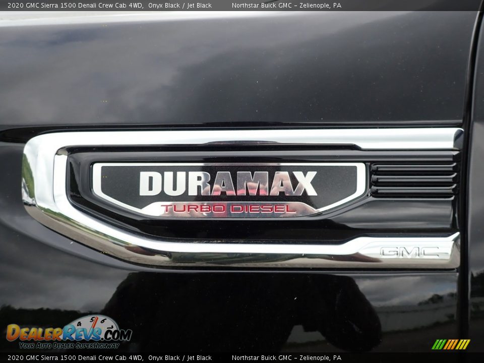 2020 GMC Sierra 1500 Denali Crew Cab 4WD Onyx Black / Jet Black Photo #10