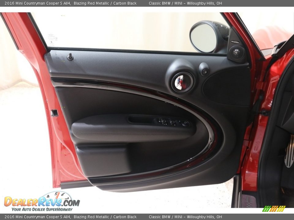 2016 Mini Countryman Cooper S All4 Blazing Red Metallic / Carbon Black Photo #5