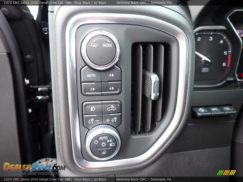 2020 GMC Sierra 1500 Denali Crew Cab 4WD Onyx Black / Jet Black Photo #12