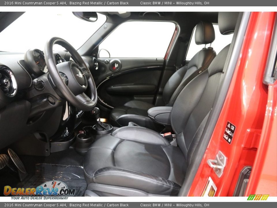 2016 Mini Countryman Cooper S All4 Blazing Red Metallic / Carbon Black Photo #6