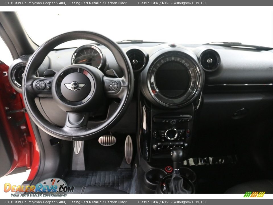 2016 Mini Countryman Cooper S All4 Blazing Red Metallic / Carbon Black Photo #7