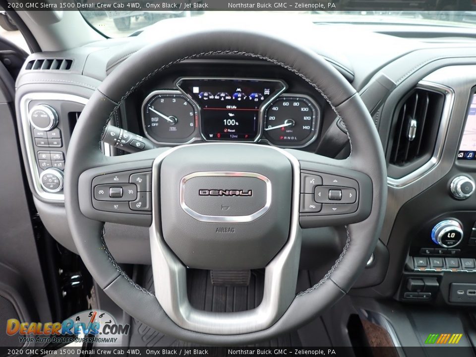 2020 GMC Sierra 1500 Denali Crew Cab 4WD Onyx Black / Jet Black Photo #17