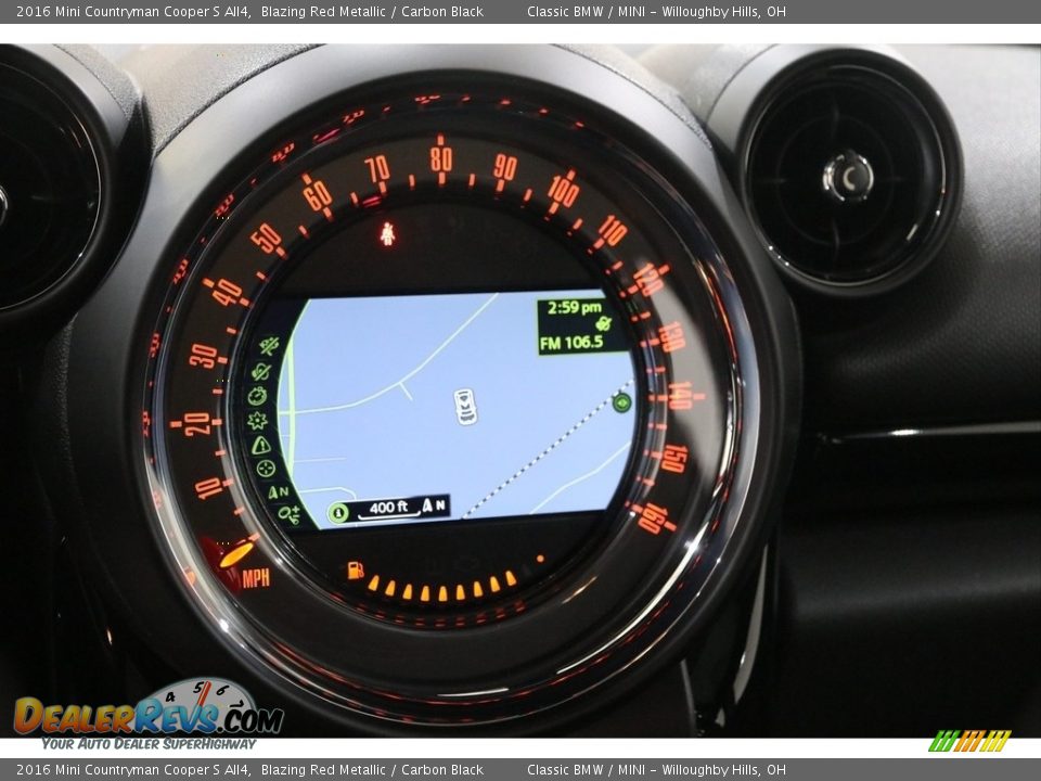 2016 Mini Countryman Cooper S All4 Blazing Red Metallic / Carbon Black Photo #11