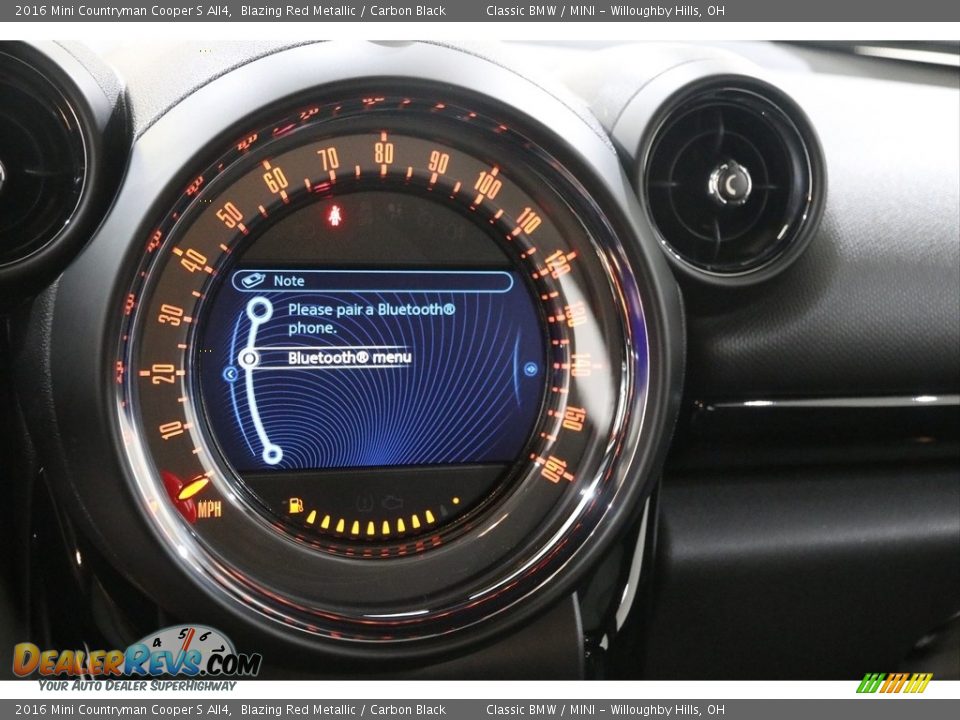 2016 Mini Countryman Cooper S All4 Blazing Red Metallic / Carbon Black Photo #12