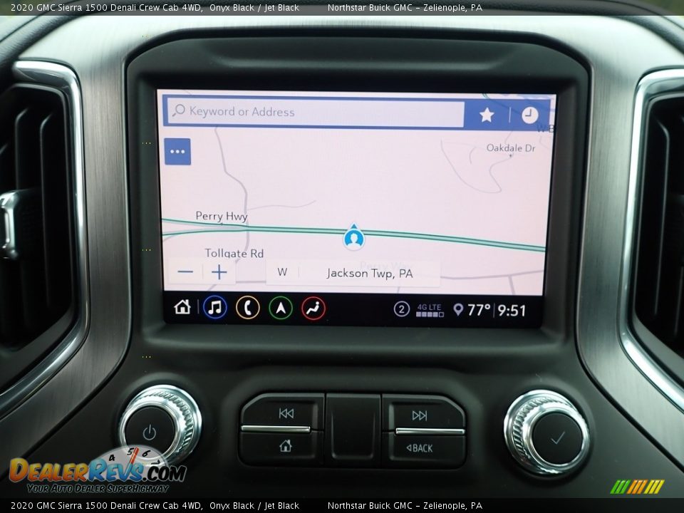 2020 GMC Sierra 1500 Denali Crew Cab 4WD Onyx Black / Jet Black Photo #19