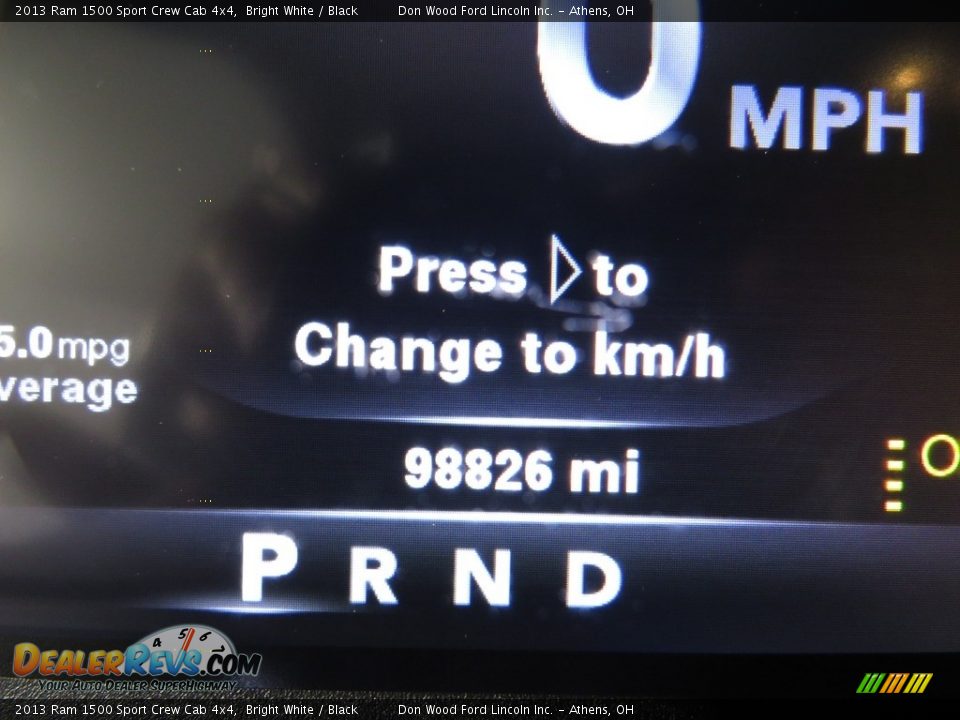 2013 Ram 1500 Sport Crew Cab 4x4 Bright White / Black Photo #27