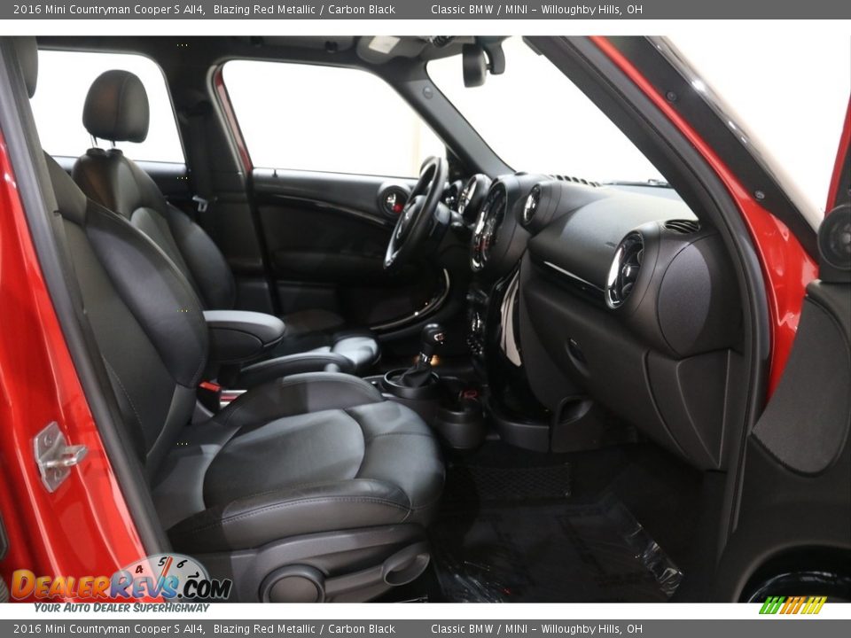2016 Mini Countryman Cooper S All4 Blazing Red Metallic / Carbon Black Photo #15