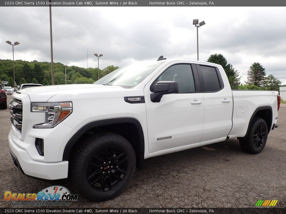 2020 GMC Sierra 1500 Elevation Double Cab 4WD Summit White / Jet Black Photo #1