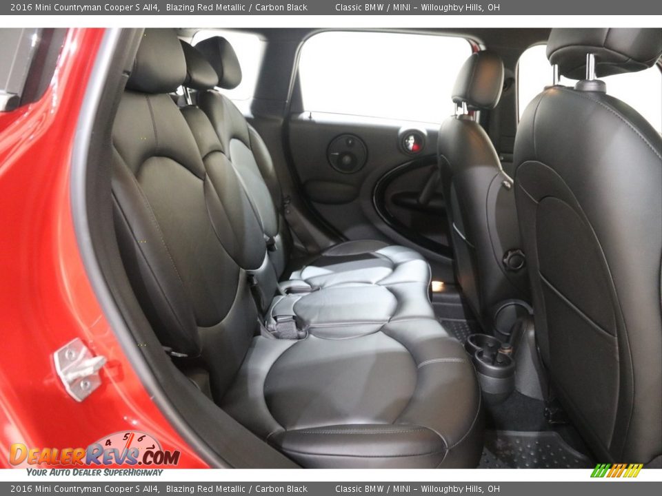 2016 Mini Countryman Cooper S All4 Blazing Red Metallic / Carbon Black Photo #16