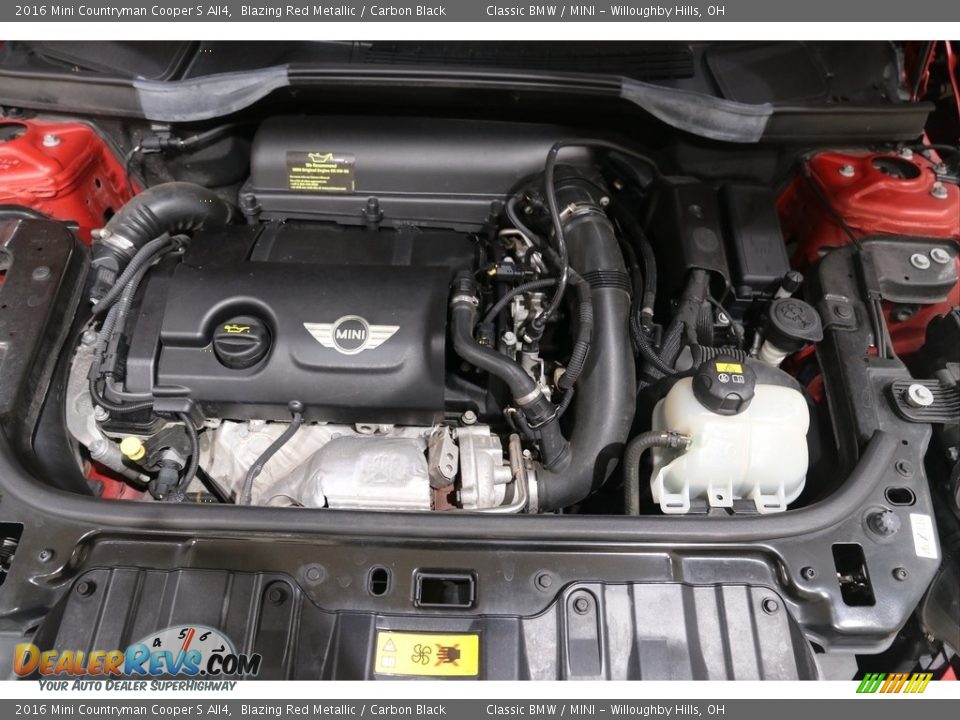 2016 Mini Countryman Cooper S All4 Blazing Red Metallic / Carbon Black Photo #18